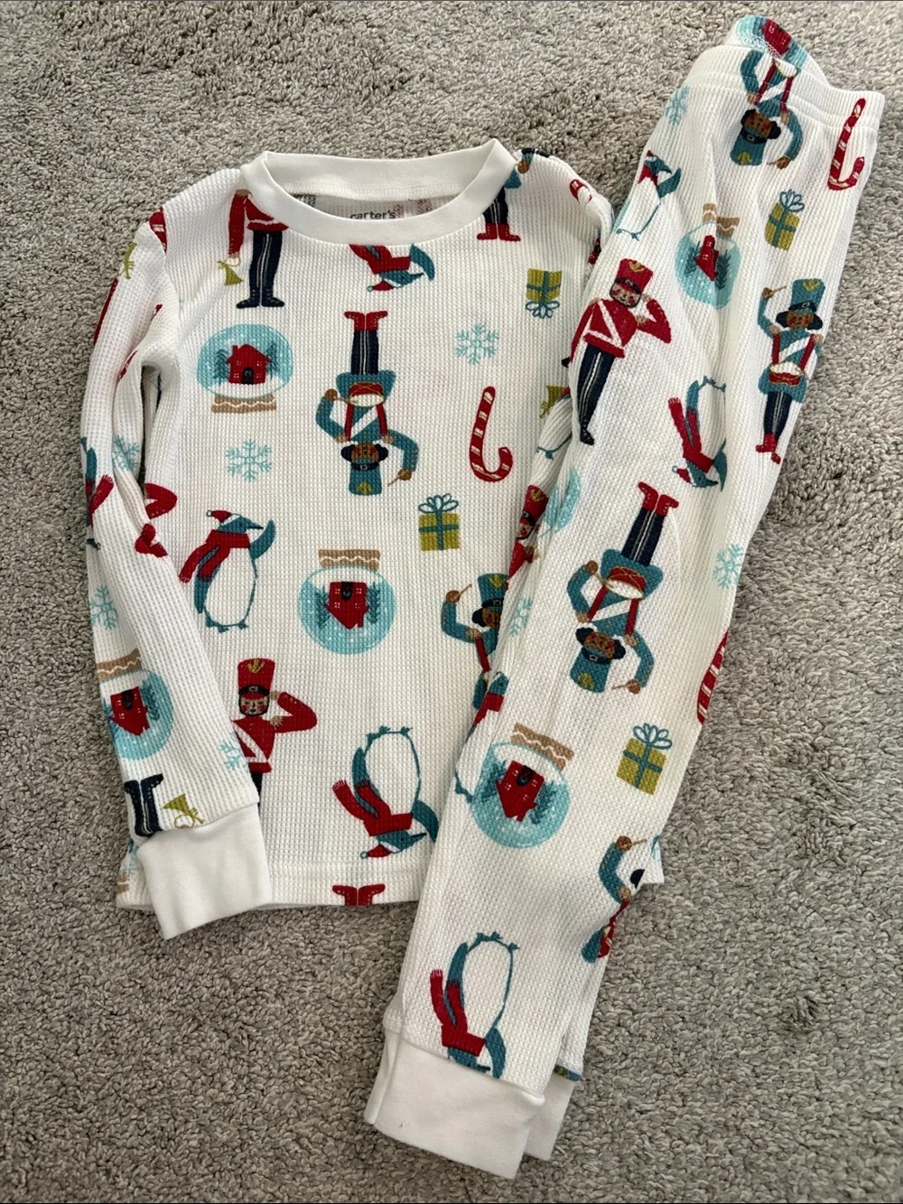 Carter’s toddler Nutcracker Thermal Pajama Set 4T